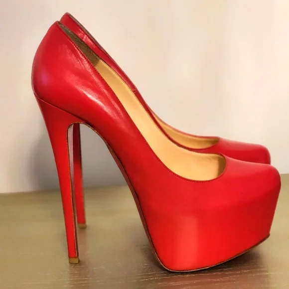 Christian Louboutin Daffodile Leather Pumps